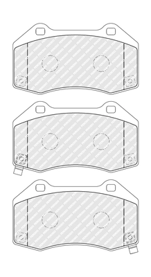 Set placute frana