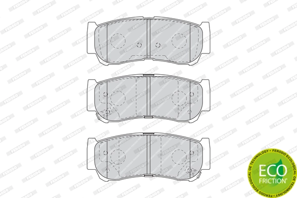 Set placute frana