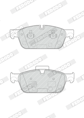 Set placute frana