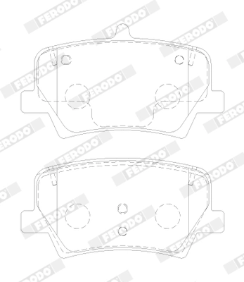 Set placute frana