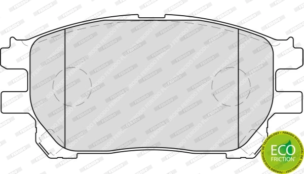 Set placute frana