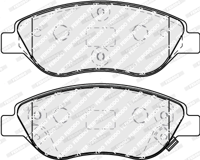 Set placute frana