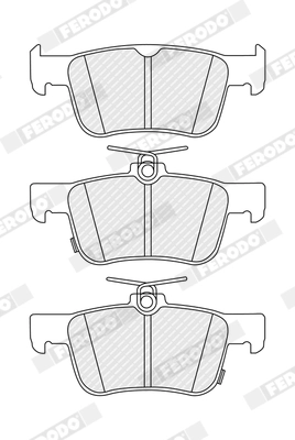 Set placute frana