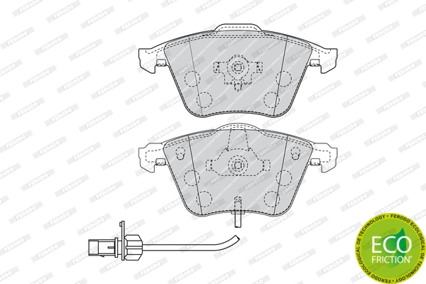 Set placute frana
