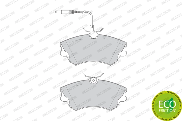 Set placute frana