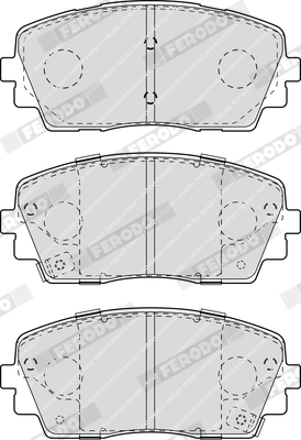 Set placute frana