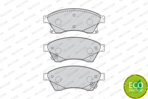 Set placute frana
