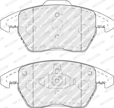 Set placute frana