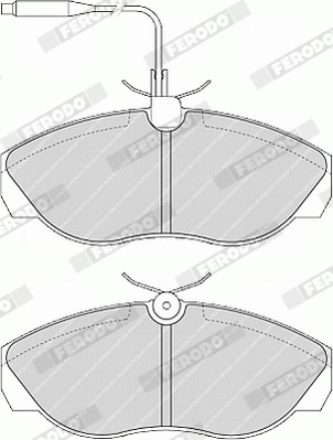 Set placute frana