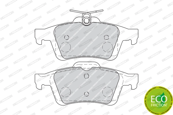 Set placute frana