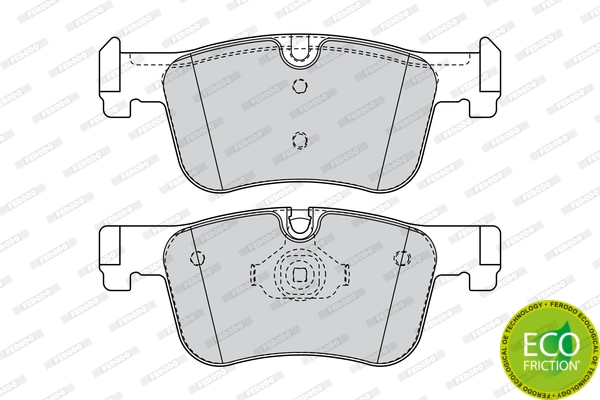 Set placute frana