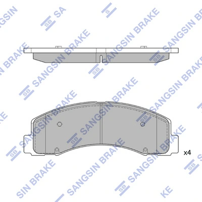 Set placute frana
