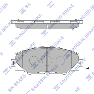Set placute frana