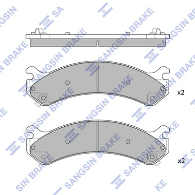 Set placute frana