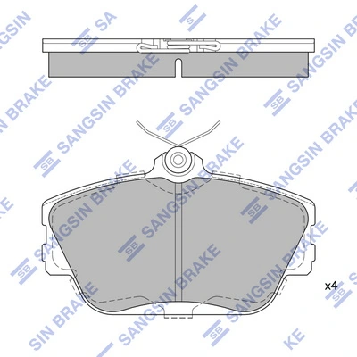 Set placute frana