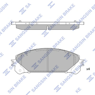 Set placute frana