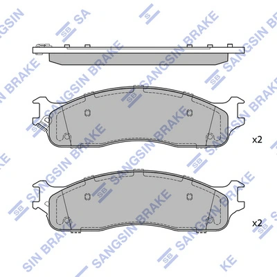 Set placute frana