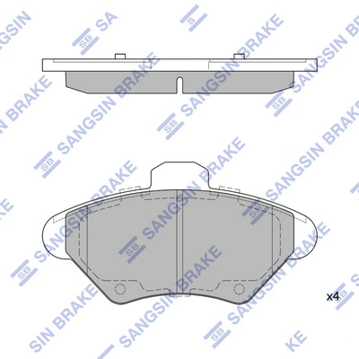 Set placute frana