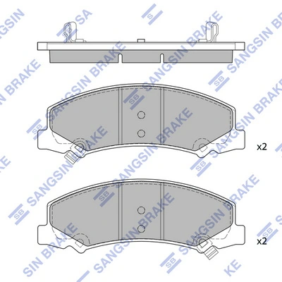 Set placute frana