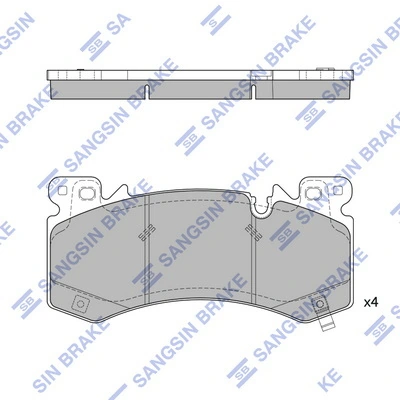 Set placute frana