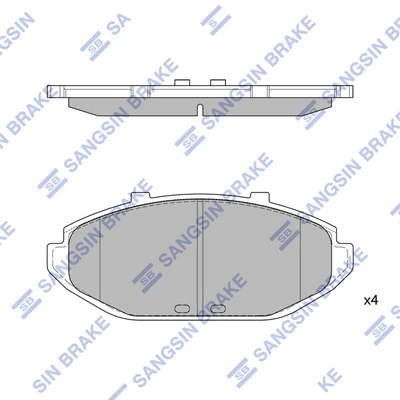 Set placute frana