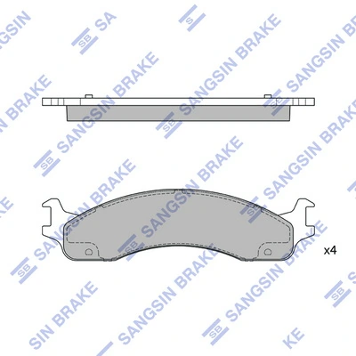 Set placute frana