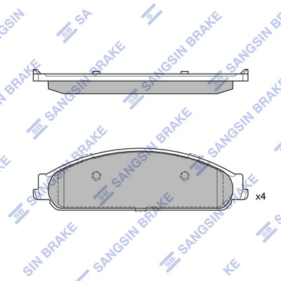 Set placute frana