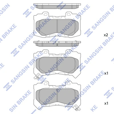 Set placute frana