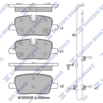 Set placute frana