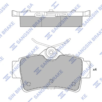 Set placute frana