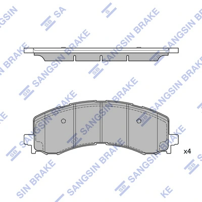 Set placute frana