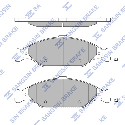 Set placute frana