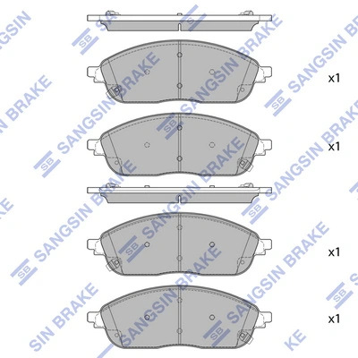 Set placute frana