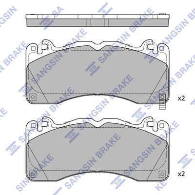 Set placute frana