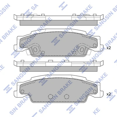 Set placute frana