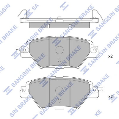 Set placute frana