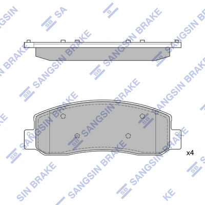 Set placute frana