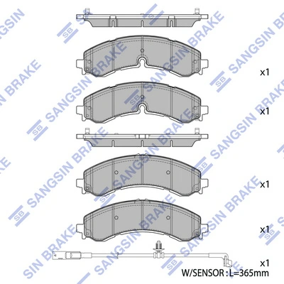 Set placute frana