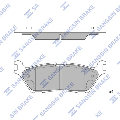 Set placute frana