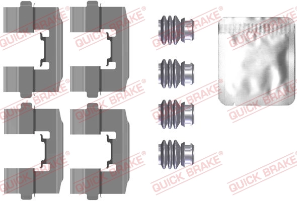 Set accesorii placute frana
