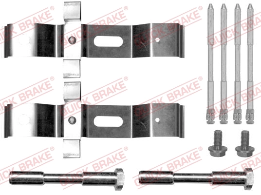 Set accesorii, placute frana