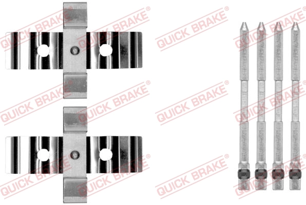 Set accesorii placute frana