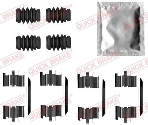 Set accesorii placute frana