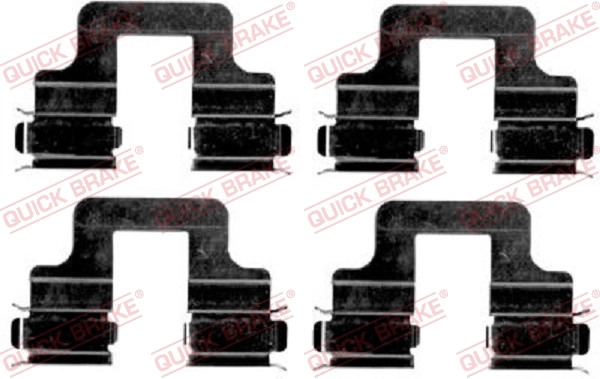 Set accesorii placute frana