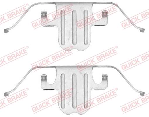 Set accesorii placute frana