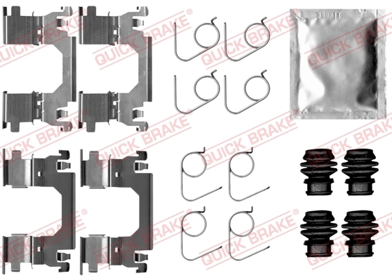 Set accesorii placute frana