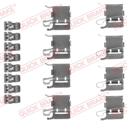Set accesorii placute frana