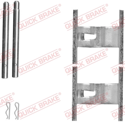 Set accesorii placute frana