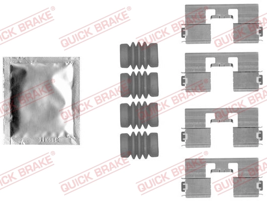 Set accesorii placute frana
