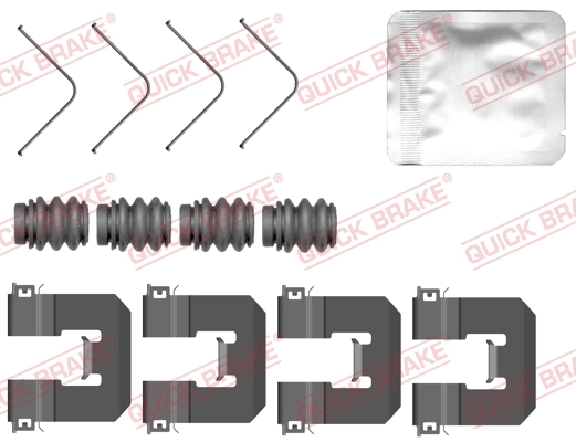 Set accesorii placute frana